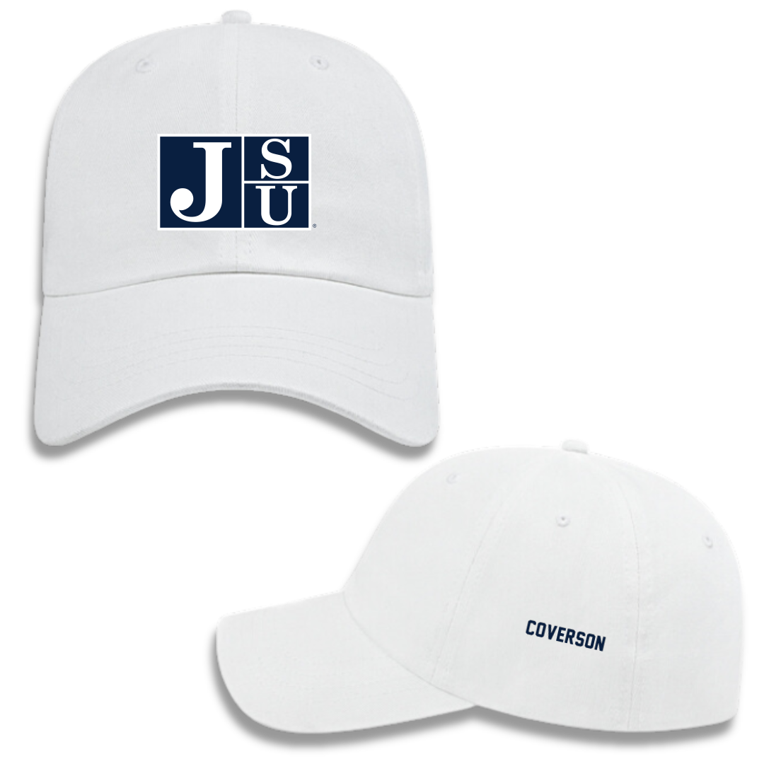 Jackson State University Cheer White Hat - Kerri Coverson