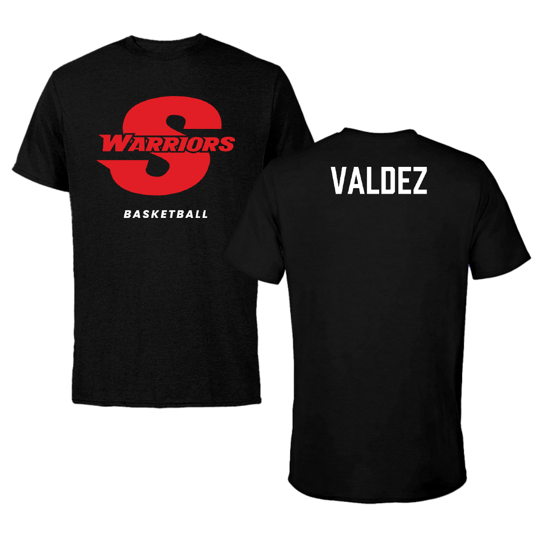 Stanislaus State Basketball (M) Black Performance Tee - Jaylen Valdez
