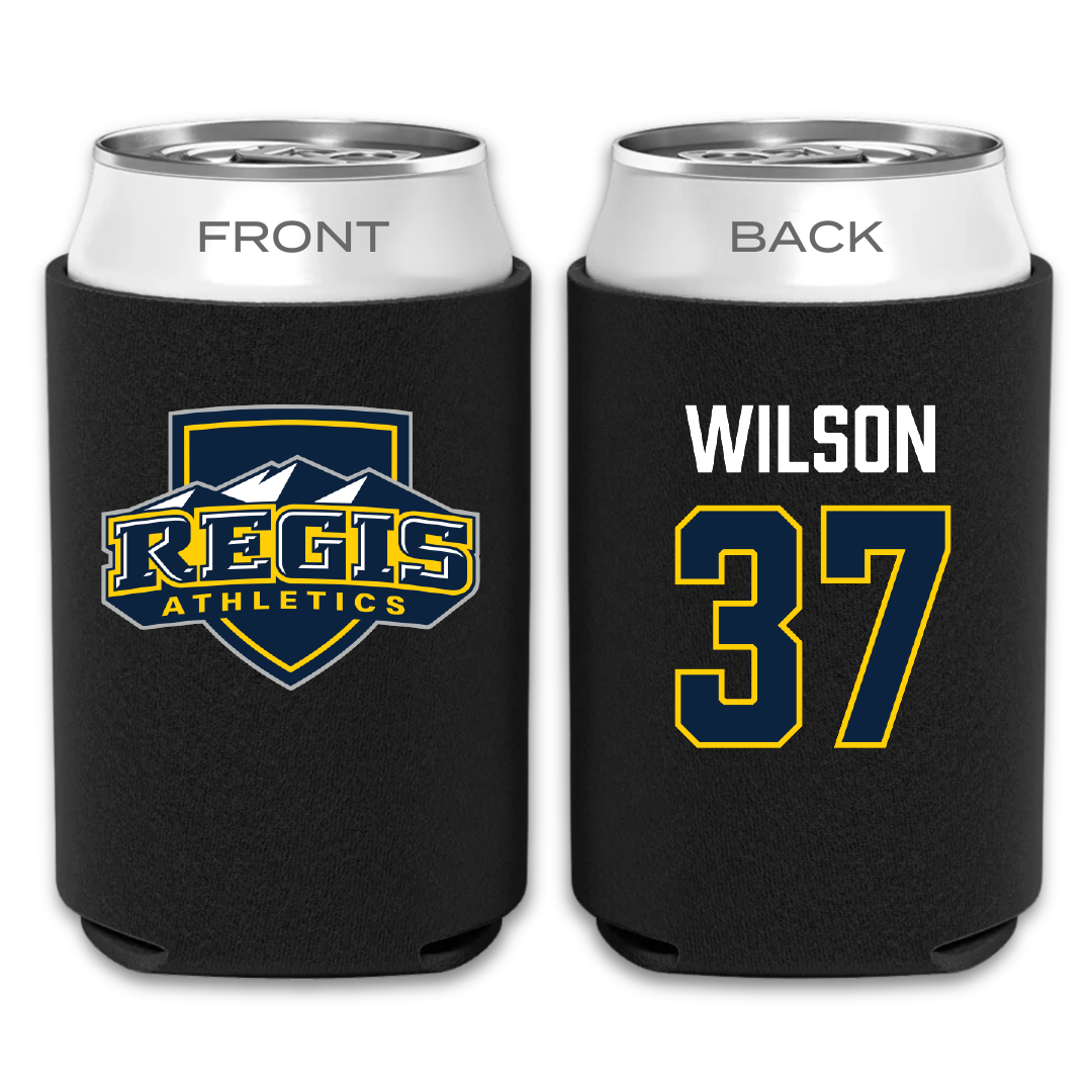 Regis University (Colorado) Baseball Black Can Cooler - #37 Colter Wilson