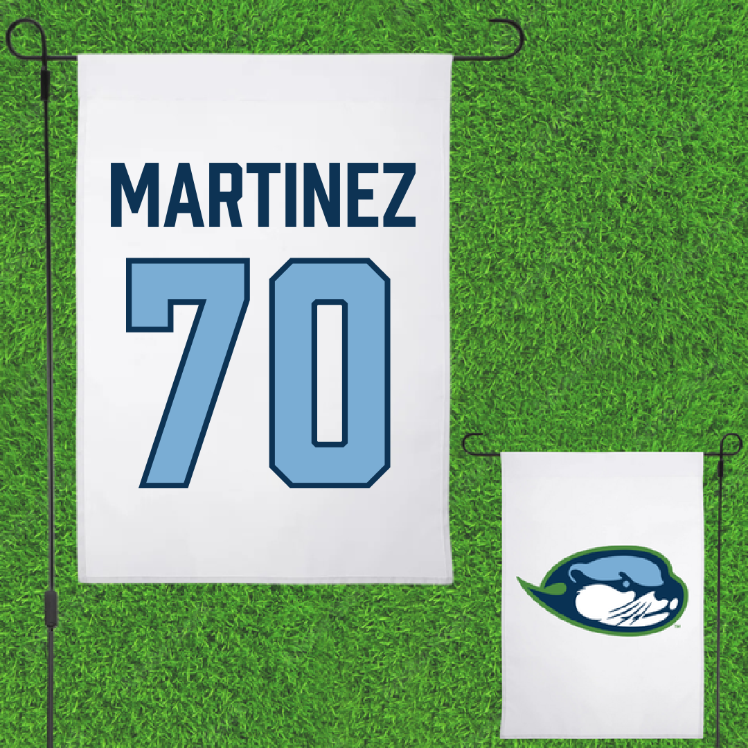 Cal State Monterey Bay Softball White Garden Flag - #70 Nevaeh Martinez