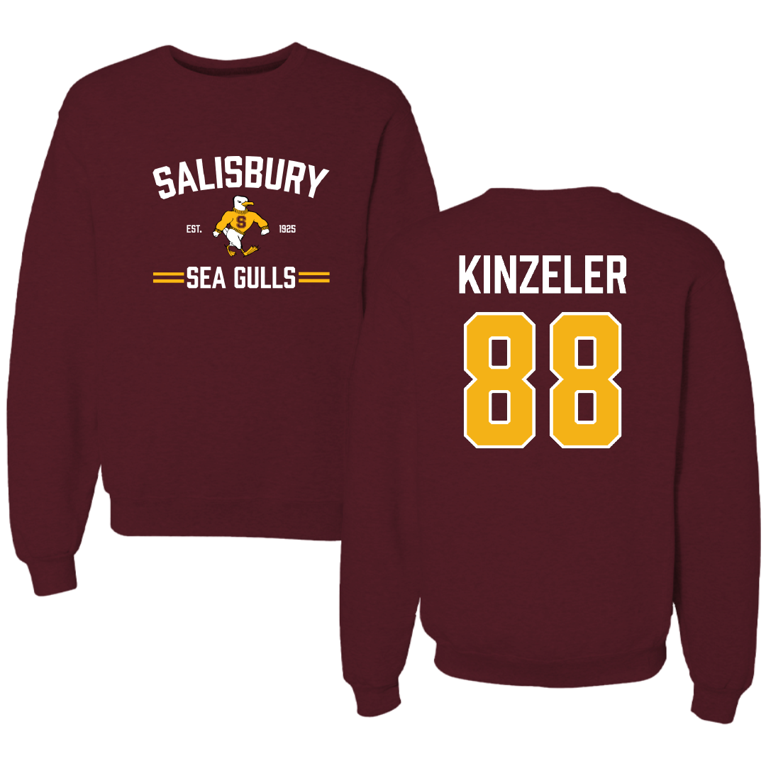 Salisbury University Soccer (W) Maroon General Crewneck - #88 Riley Kinzeler