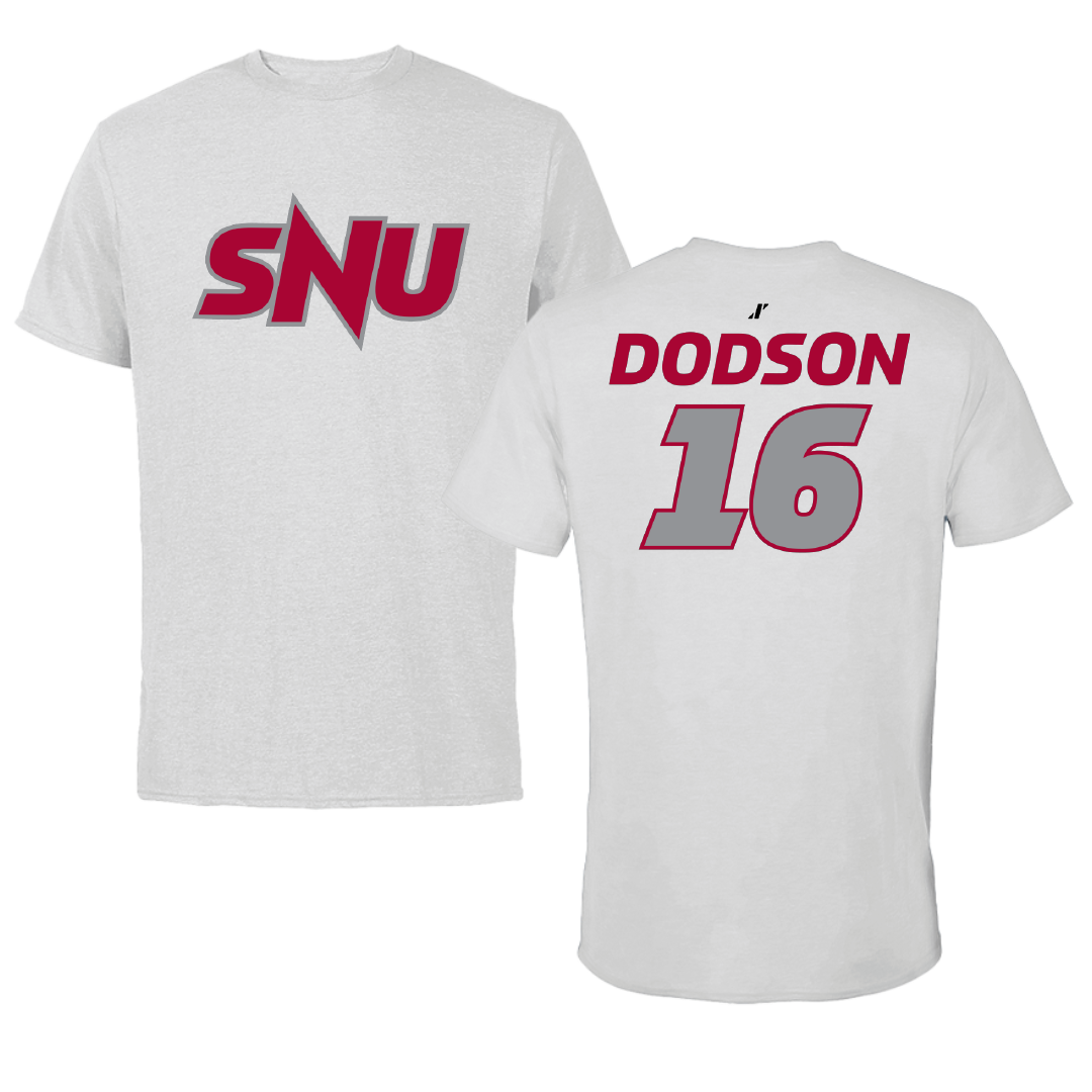 Southern Nazarene University Softball Light Gray Performance Tee - #16 Kennedy Dodson