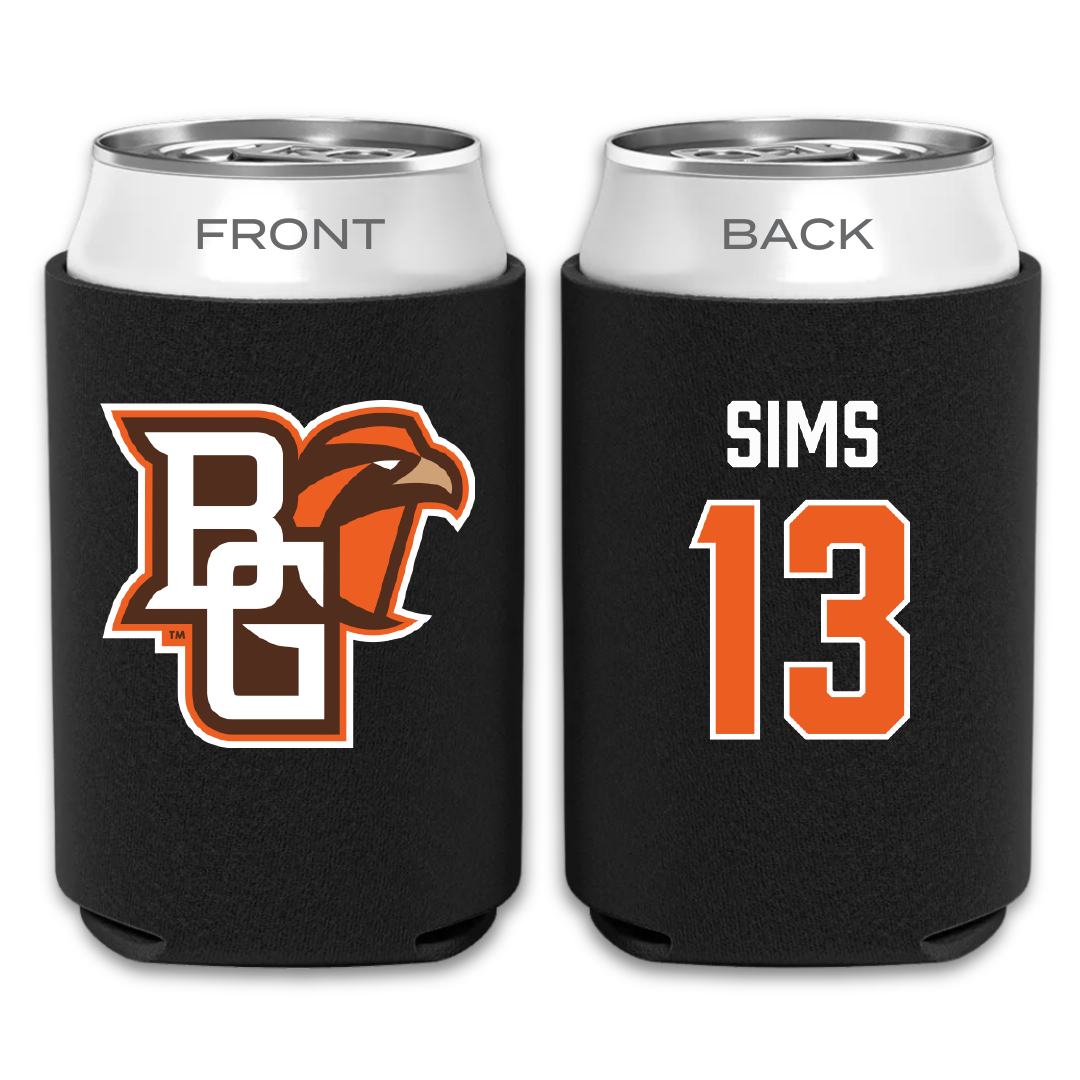 Bowling Green State University Soccer Black Can Cooler - #13 Xavier Sims