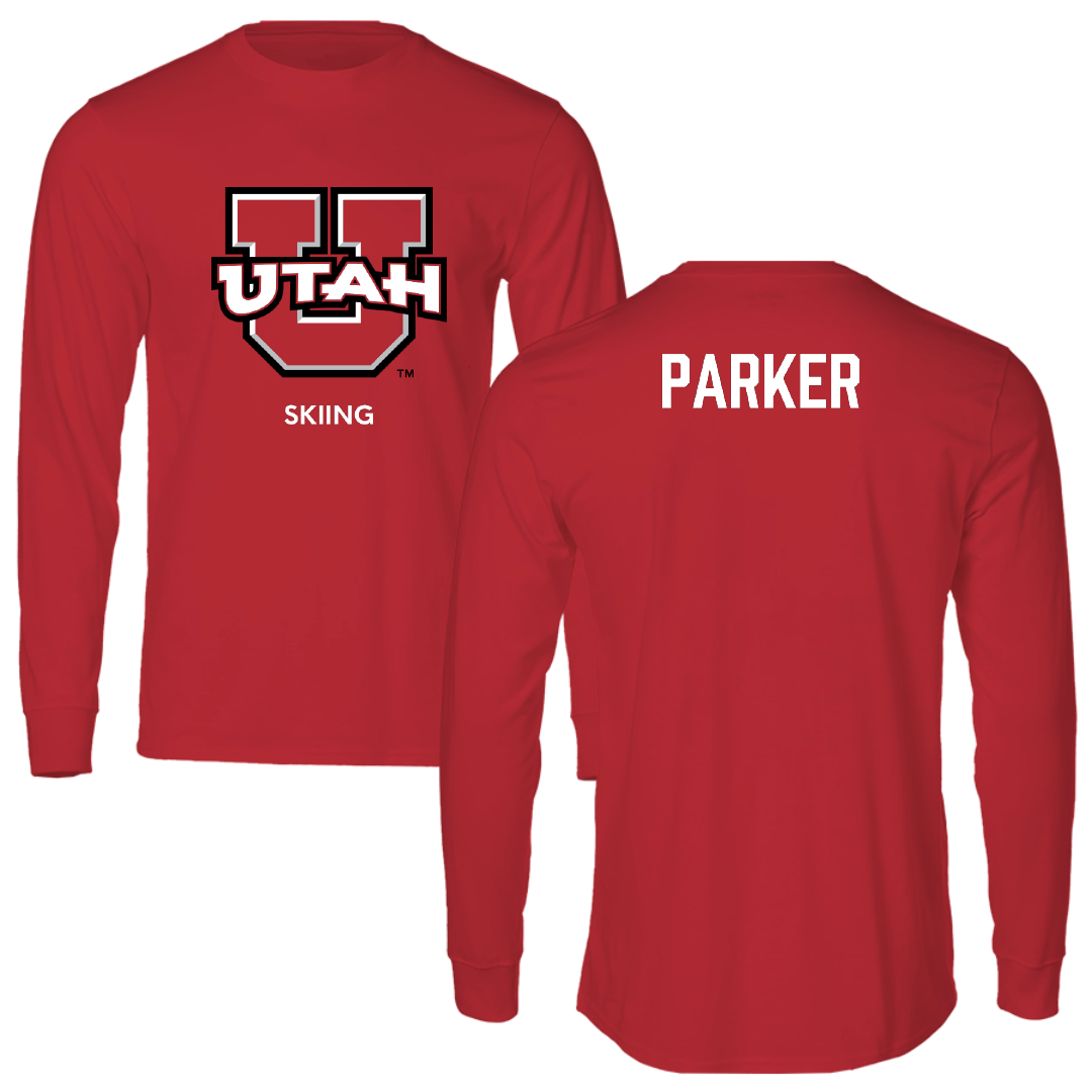 University of Utah Skiing Red Utes Long Sleeve - Katie Parker