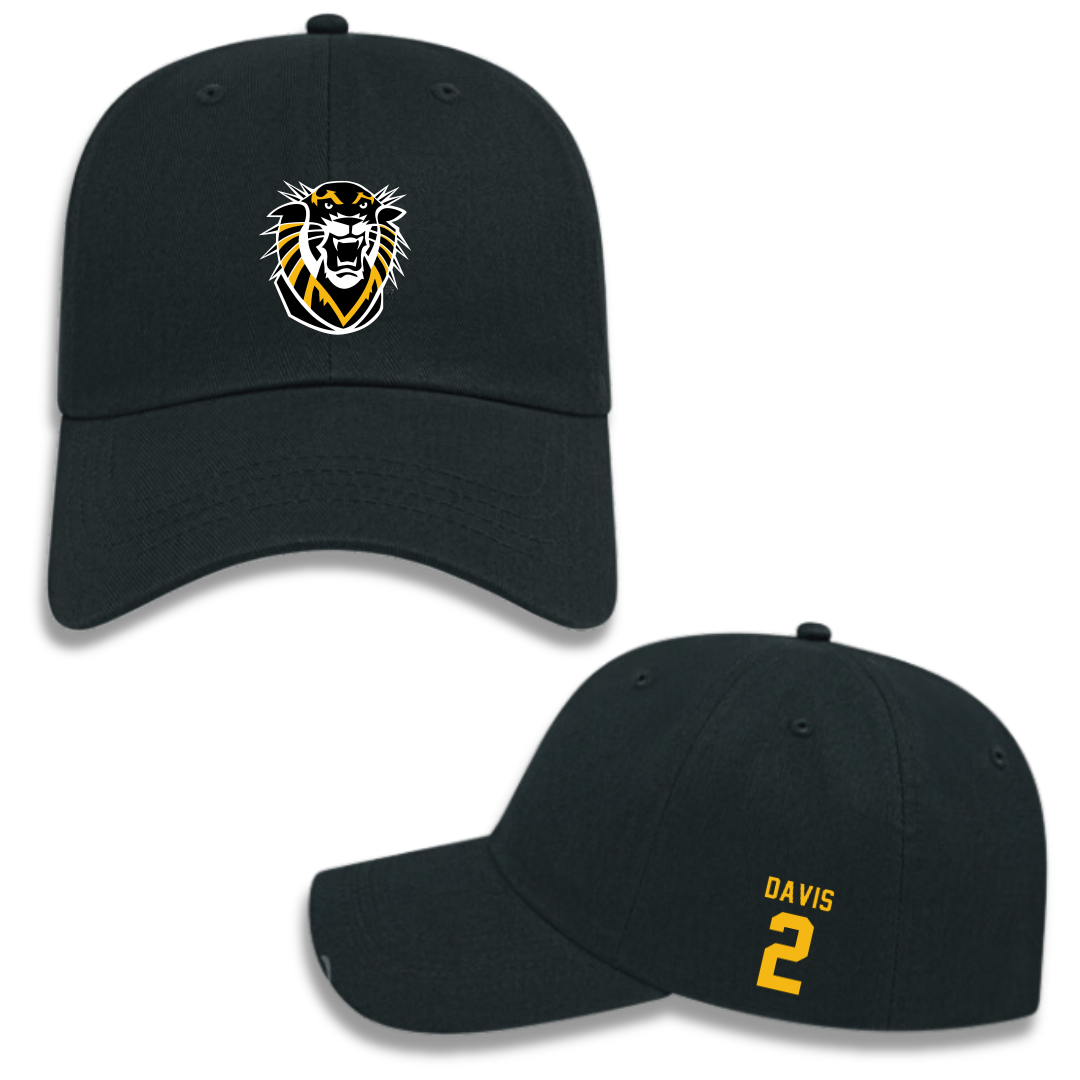 Fort Hays State University Basketball (M) Black Hat - #2 Traejon Davis