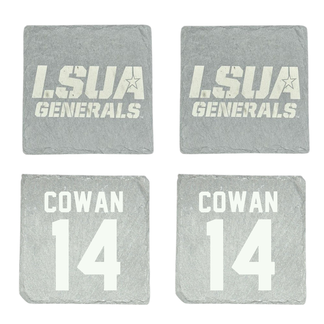 Louisiana State University-Alexandria Baseball Stone Coaster (4 Pack)  - #14 Jack Cowan