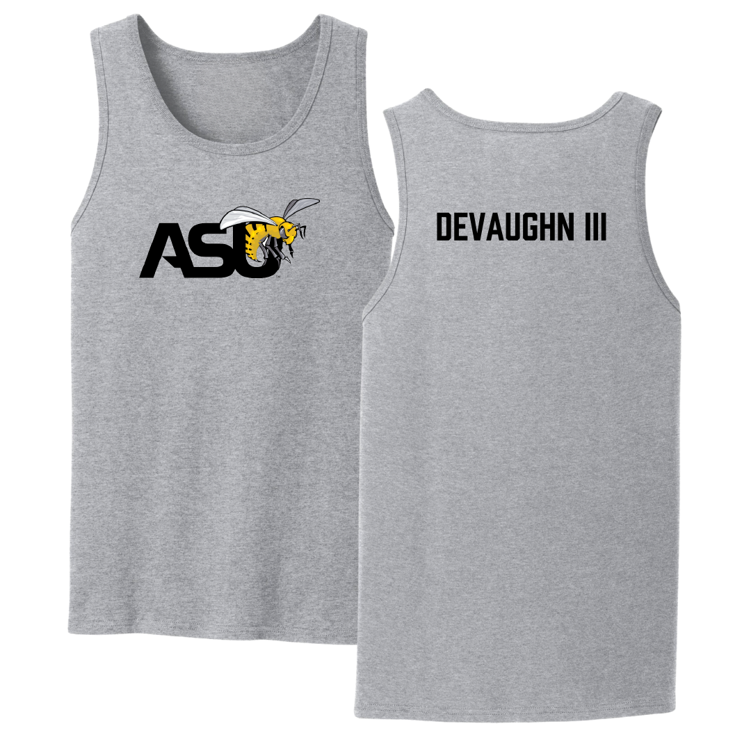 Alabama State University TF and XC Sport Gray Tank Top - Vaughn DeVaughn III