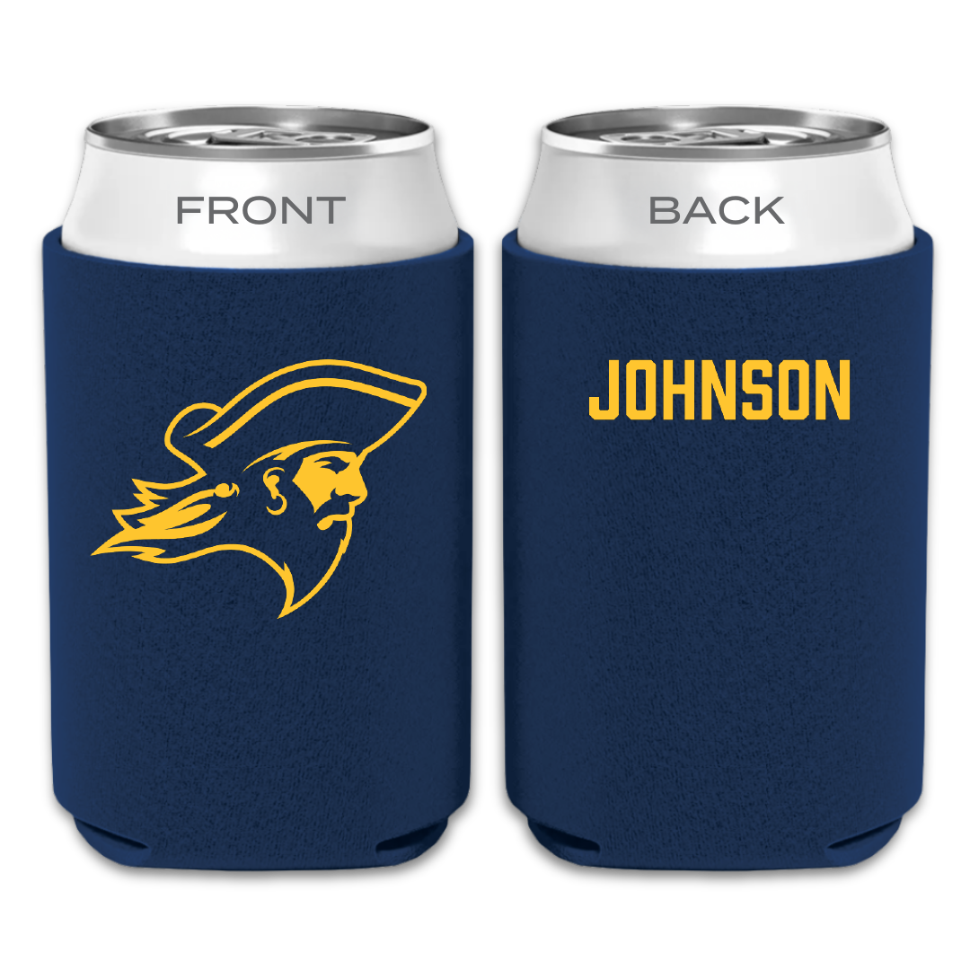 East Tennessee State University TF and XC Navy Can Cooler - Emma Johnson