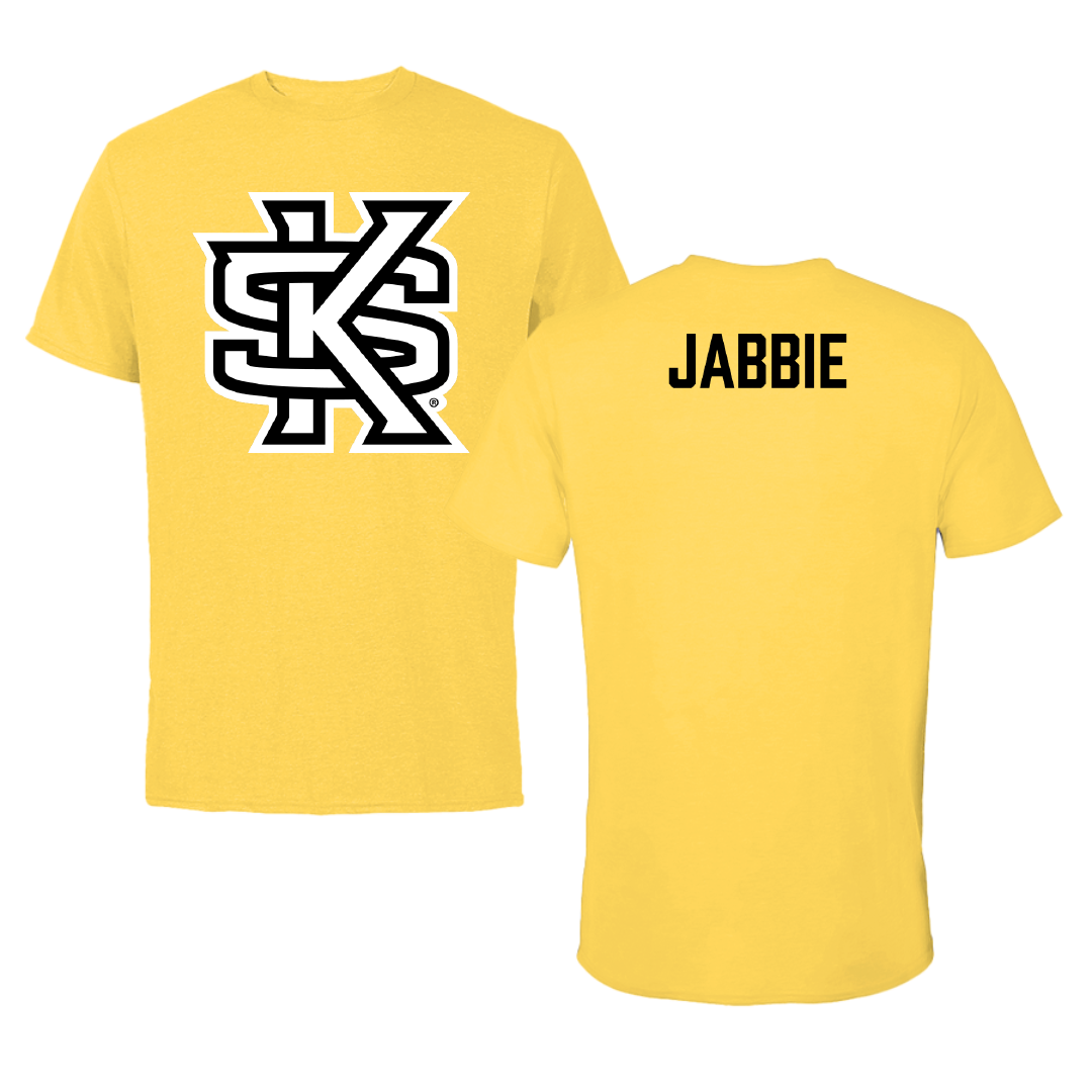 Kennesaw State University TF and XC Yellow Tee - Salima Jabbie