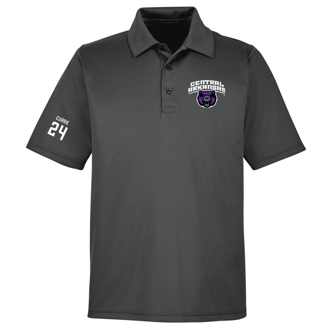 University of Central Arkansas Softball Dark Gray Polo - #24 Sarah Currie