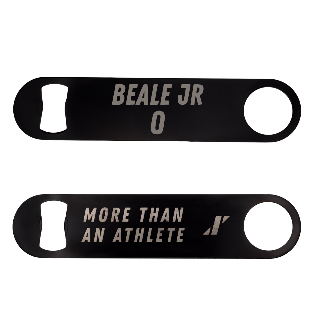 Hampton University Basketball Black Bottle Opener - #0 George Beale Jr
