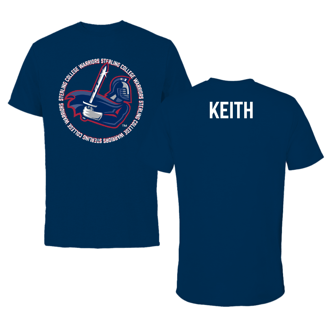 Sterling College Basketball (M) Navy General Performance Tee - Carson Keith