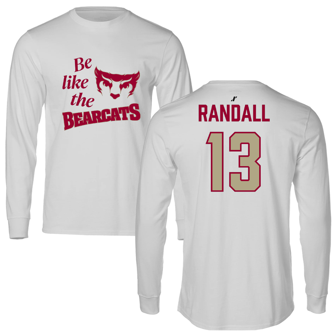 Willamette University Baseball Light Gray Be Like Us Long Sleeve - #13 Jase Randall