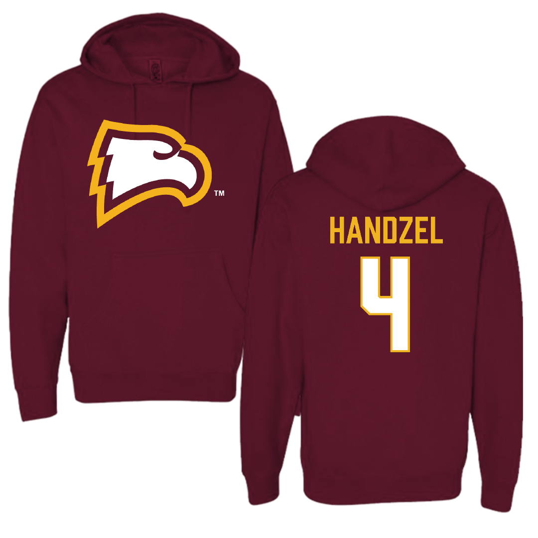 Winthrop University Baseball Garnet Hoodie - #4 Gage Handzel