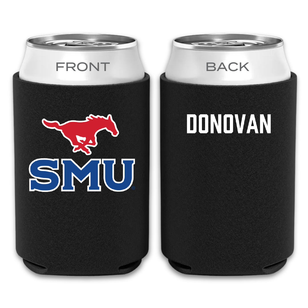 Southern Methodist University TF and XC Black Can Cooler - Haylie Donovan