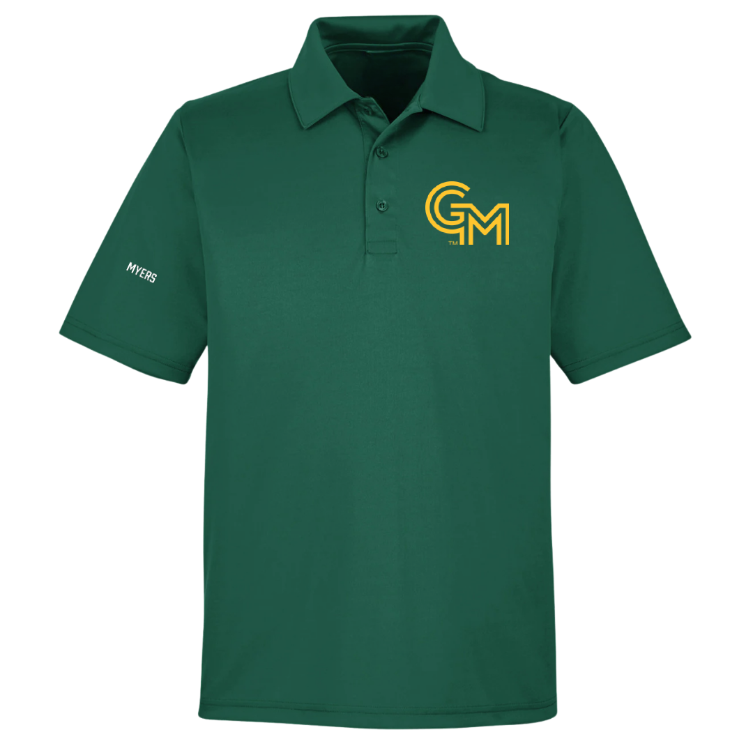 George Mason University TF and XC Forest Green Polo - Brody Myers