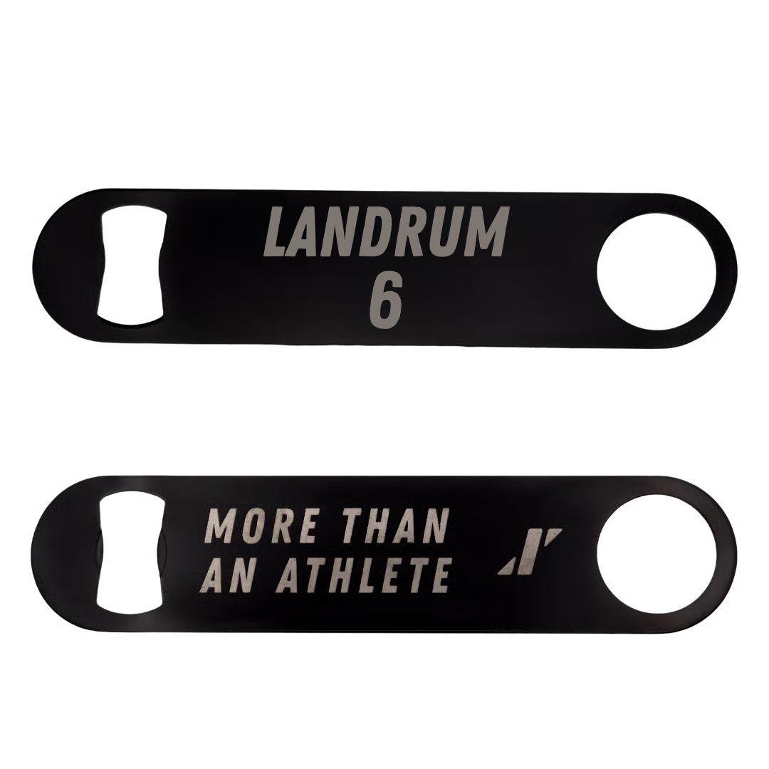 Baseball Black Bottle Opener - #6 JB Landrum