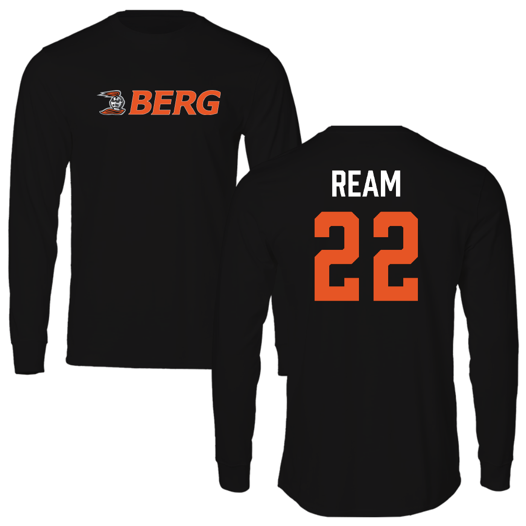 Heidelberg University Basketball (M) Black Performance Long Sleeve - #22 Xzander Ream