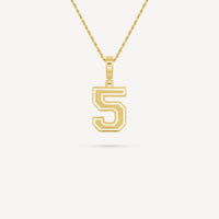 Gold Presidents Pendant and Chain - #5 Vittoria Blasigh