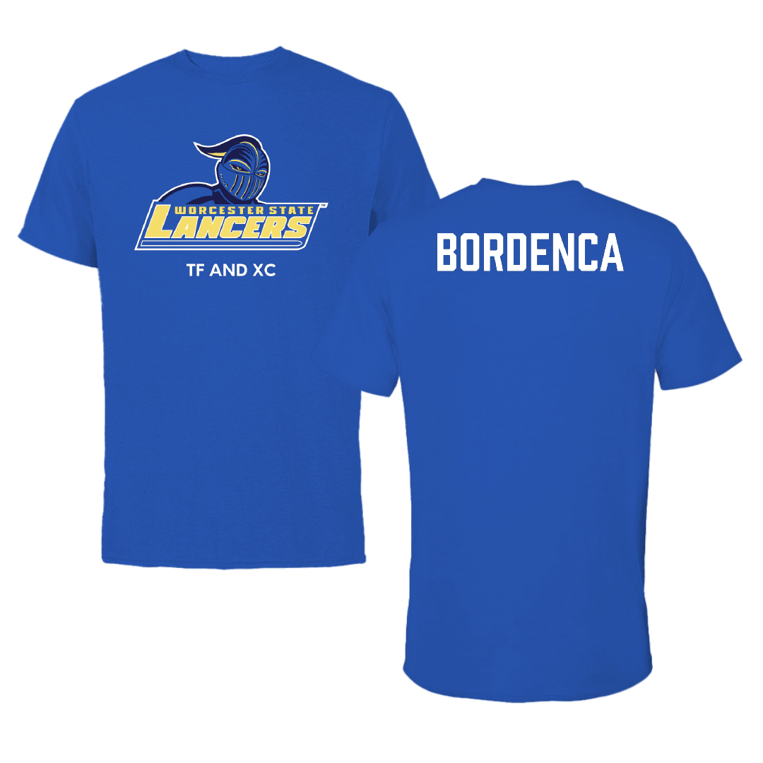 Worcester State University TF and XC Blue Performance Tee - Leah Bordenca
