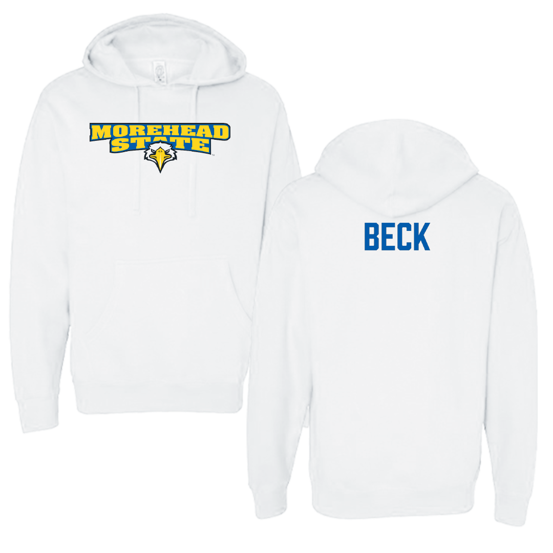 Morehead State University Cheer White Hoodie - Clare Beck