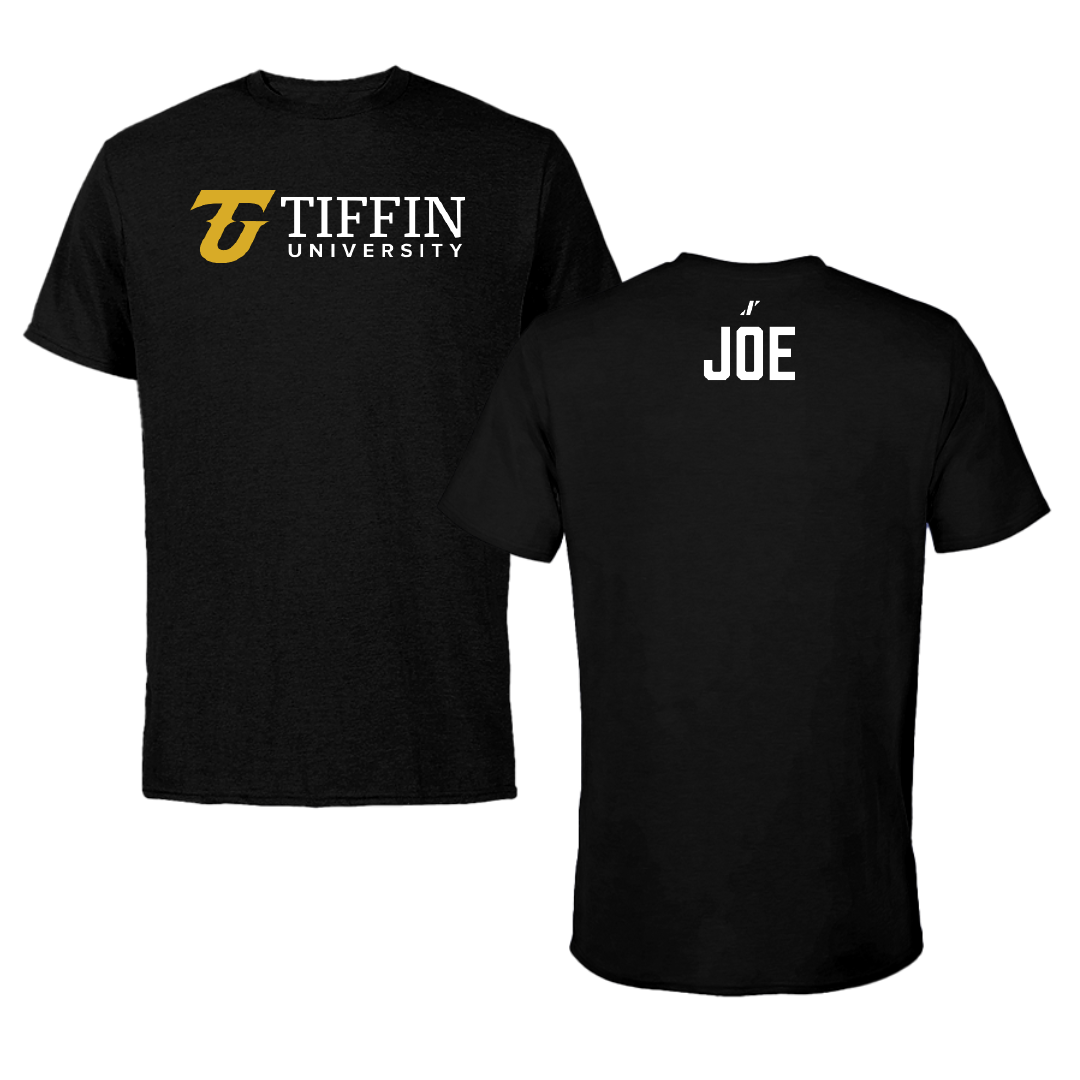 Tiffin University TF and XC Black Performance Tee - Octavious Joe