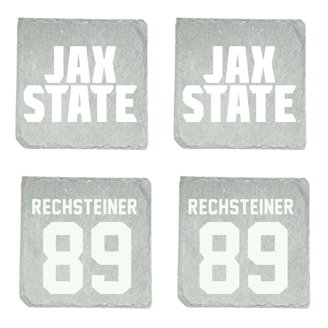 Jacksonville State University Football Stone Coaster (4 Pack)  - #89 Brock Rechsteiner