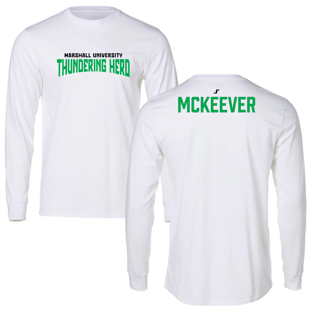 Marshall University TF and XC White Classic Long Sleeve - Brynn McKeever