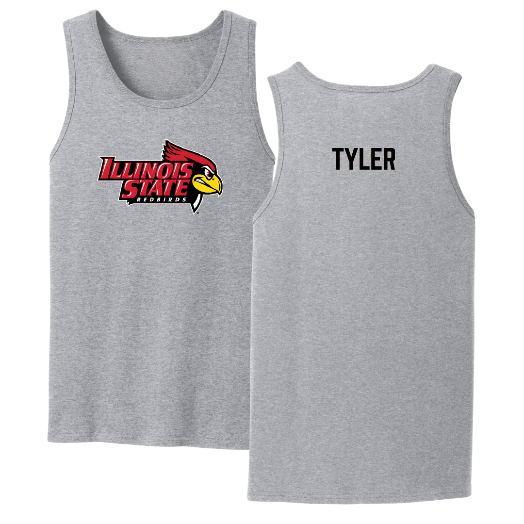Illinois State University Swimming & Diving Sport Gray Tank Top - Chloe Tyler