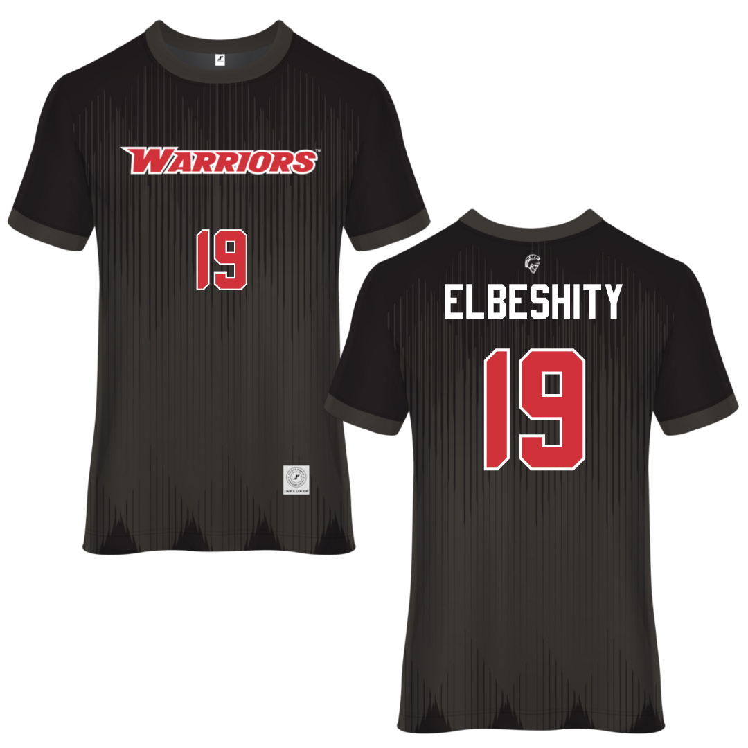 Stanislaus State Black Soccer Jersey - #19 Hibah Elbeshity