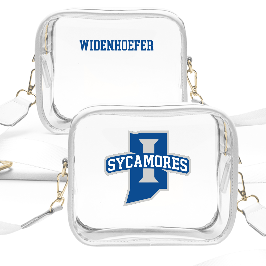 Indiana State University TF and XC White Clear Stadium Bag - Ethan Widenhoefer