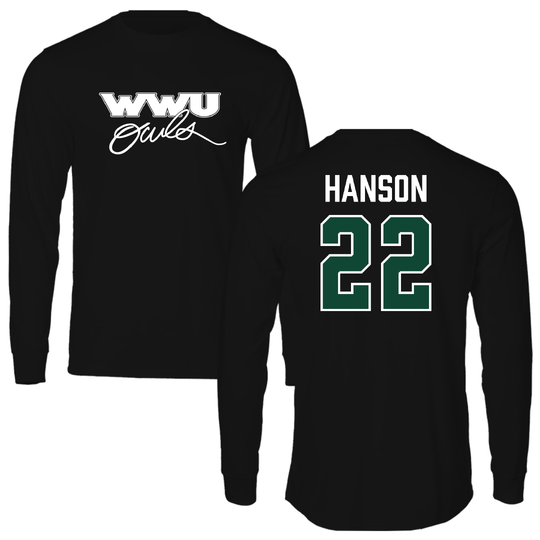William Woods University Lacrosse (M) Black Long Sleeve - #22 Chris Hanson