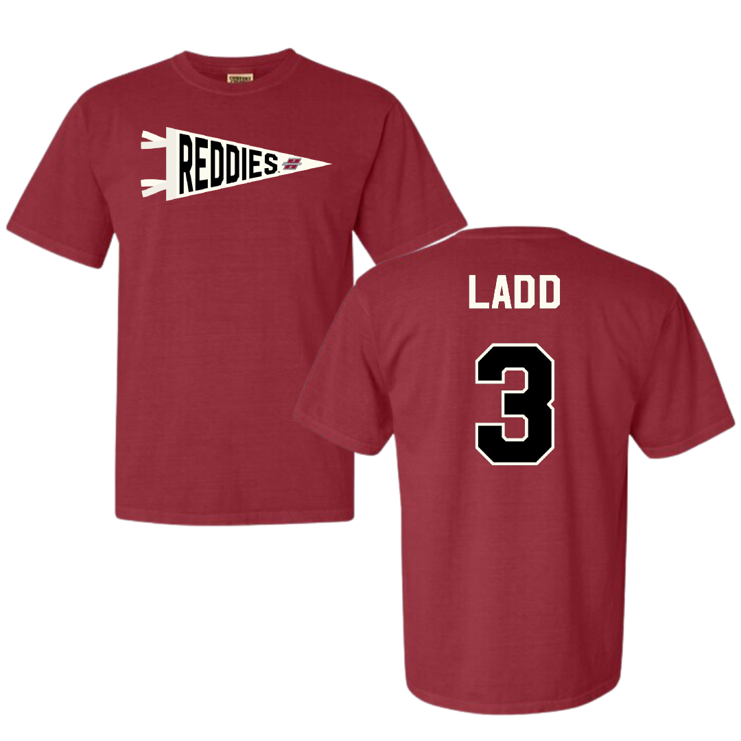 Henderson State University Baseball Crimson Pennant Comfort Colors Tee - #3 Driftin Ladd