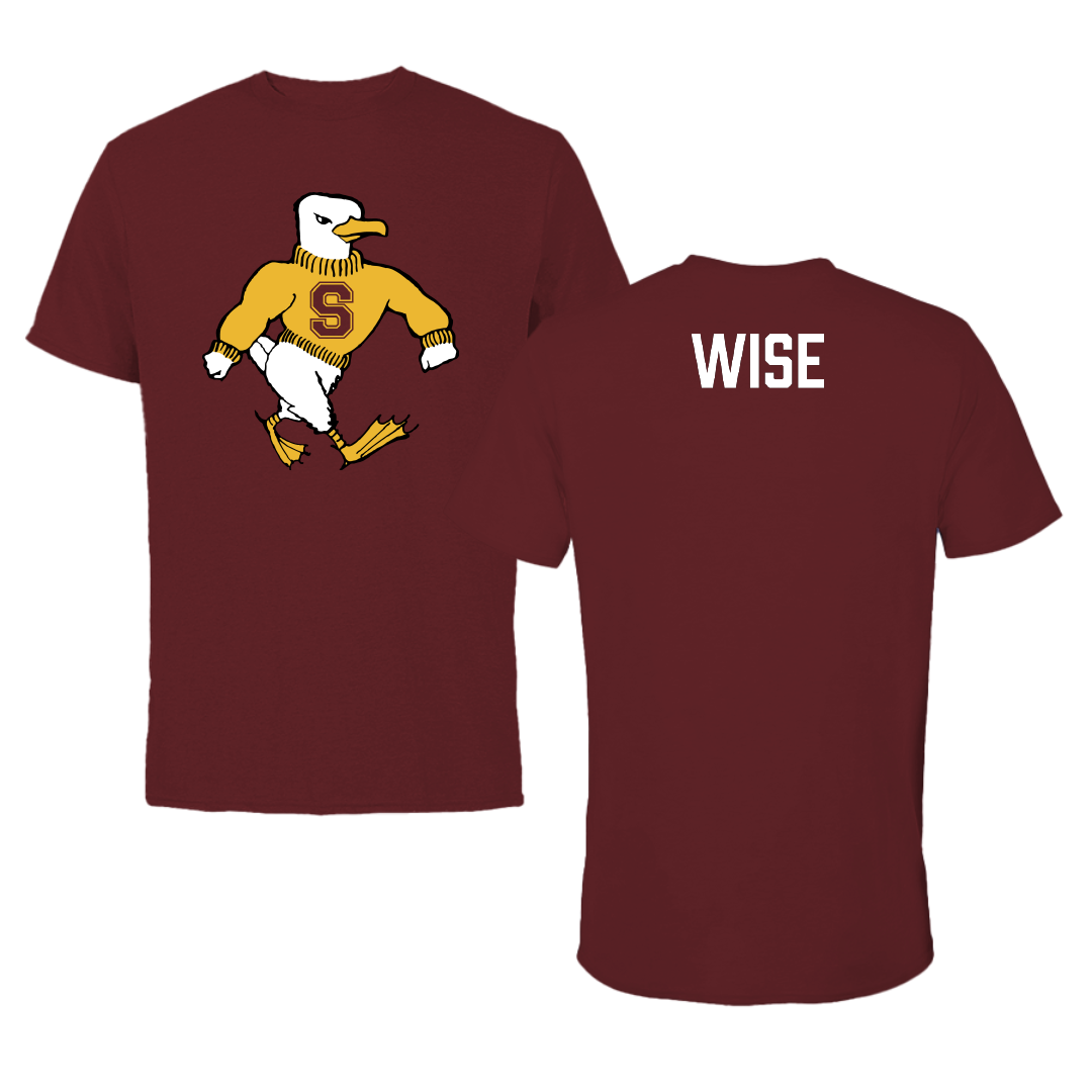 Salisbury University TF and XC Maroon Sea Gull Performance Tee - Javian Wise