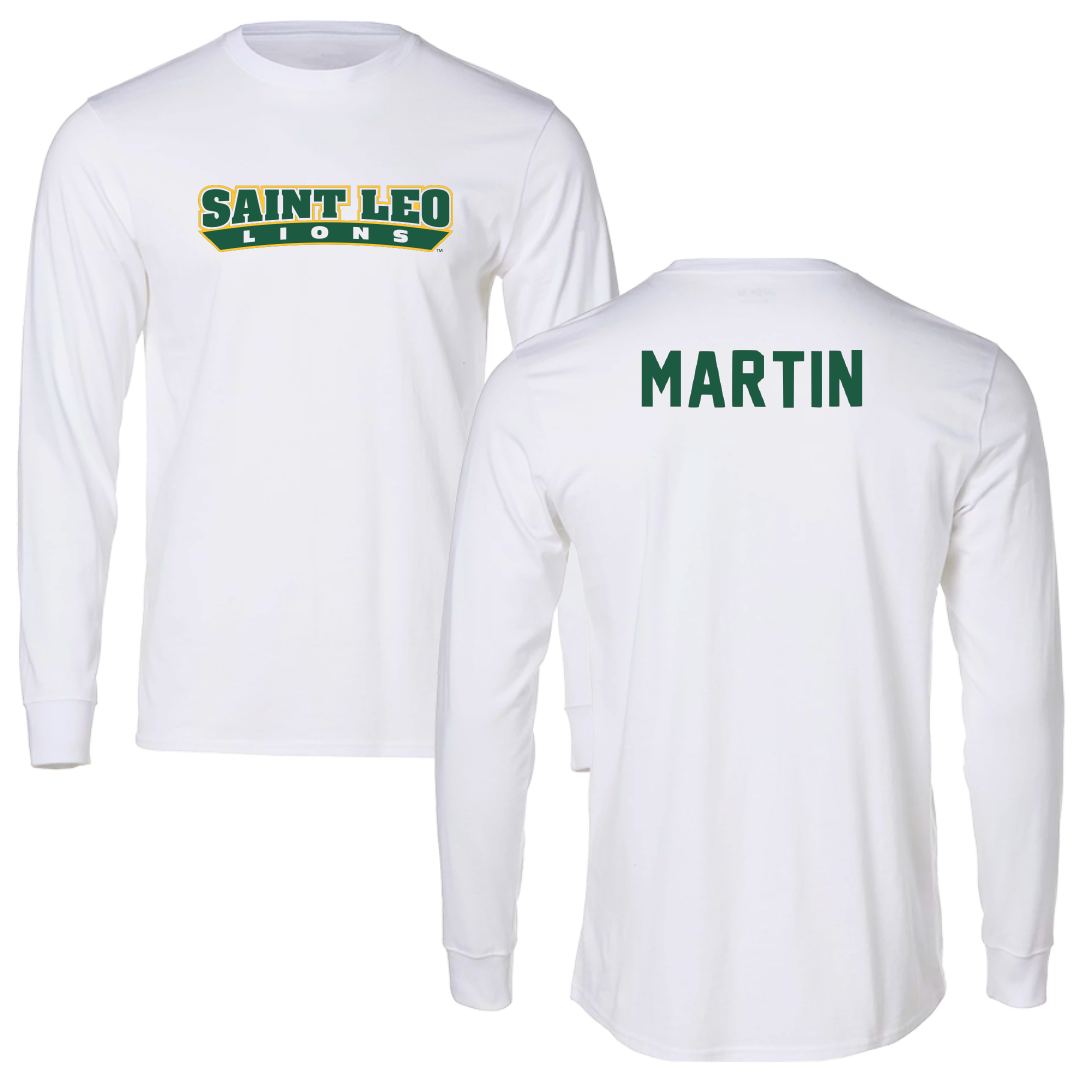 Saint Leo University Tennis White Performance Long Sleeve - Madelyn Martin