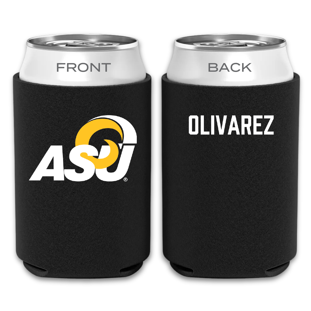 Angelo State University Golf Black Can Cooler - Ella Olivarez