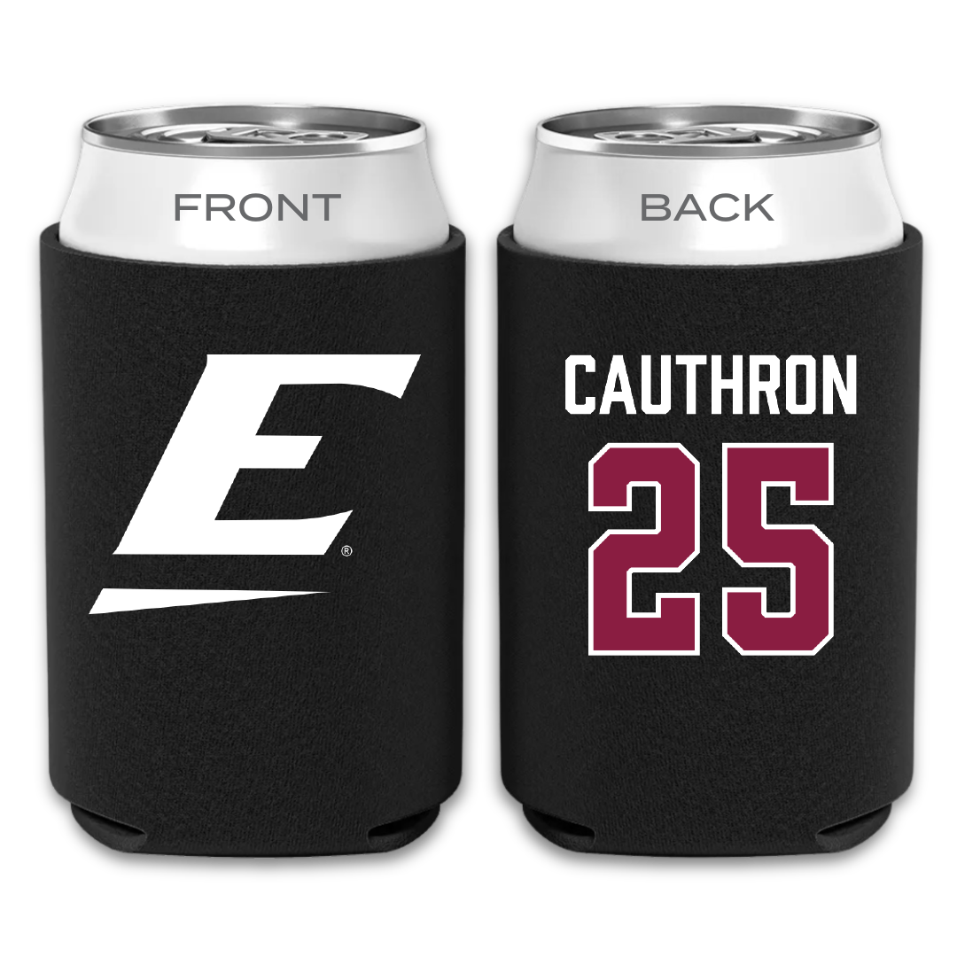 Eastern Kentucky University Baseball Black Can Cooler - #25 Jackson Cauthron