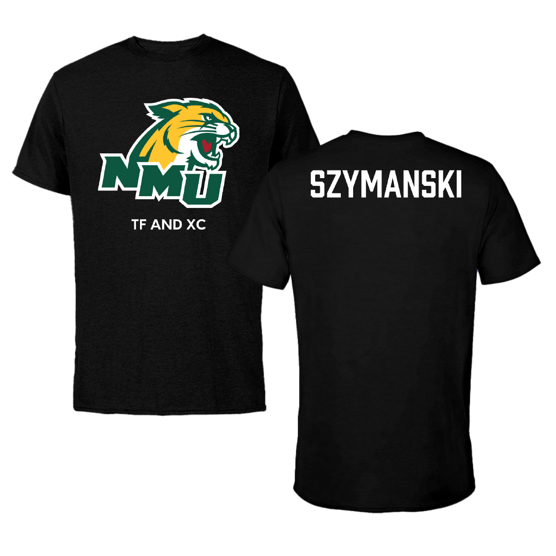 Northern Michigan University TF and XC Black Performance Tee - Madi Szymanski