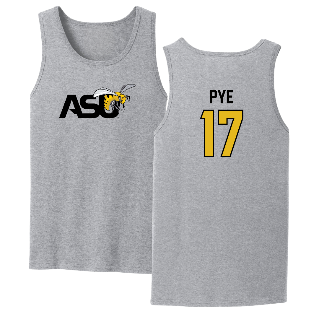 Alabama State University Softball Sport Gray Tank Top - #17 Ashley Pye