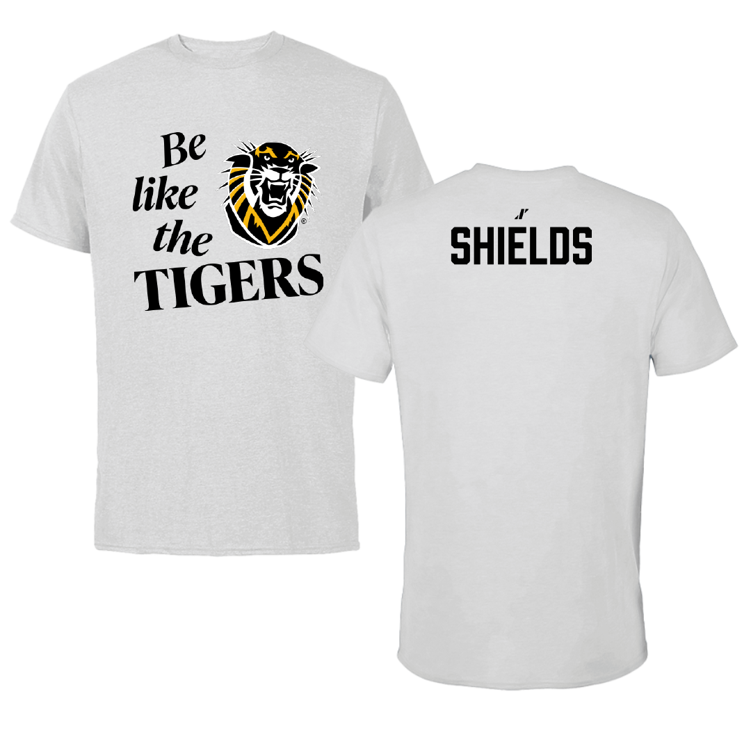 Fort Hays State University Wrestling (M) Light Gray Be Like Us Performance Tee - Aiden Shields