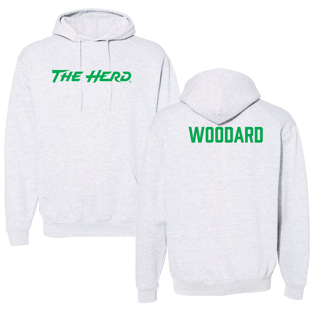 Marshall University TF and XC Light Gray Hoodie - Emily Woodard