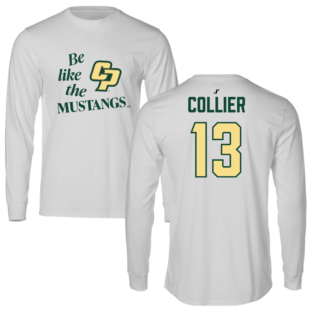 Cal Poly Soccer Light Gray Be Like Us Performance Long Sleeve - #13 Lauren Collier