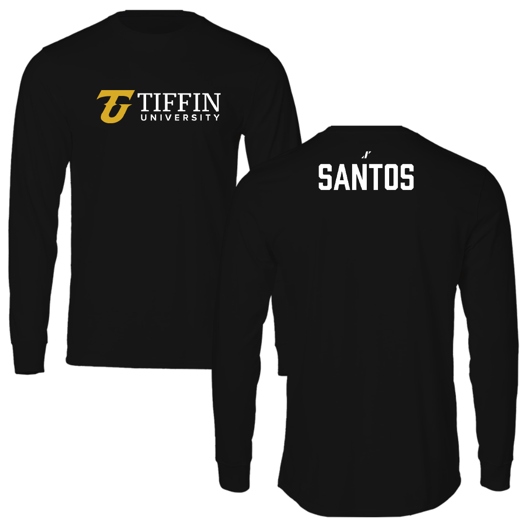 Tiffin University Wrestling Black Performance Long Sleeve - Brecklyn Santos