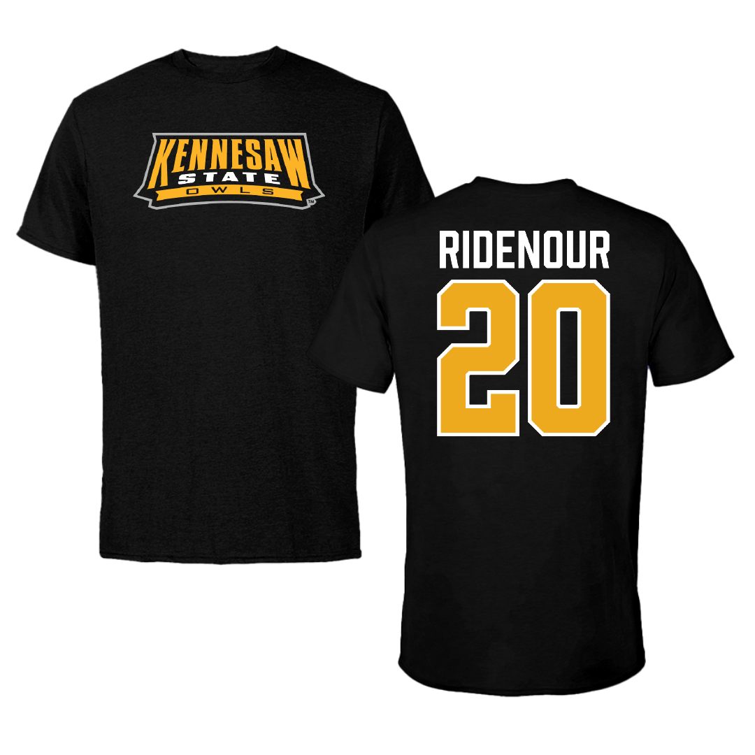 Kennesaw State University Lacrosse Black Performance Tee - #20 Cohen Ridenour