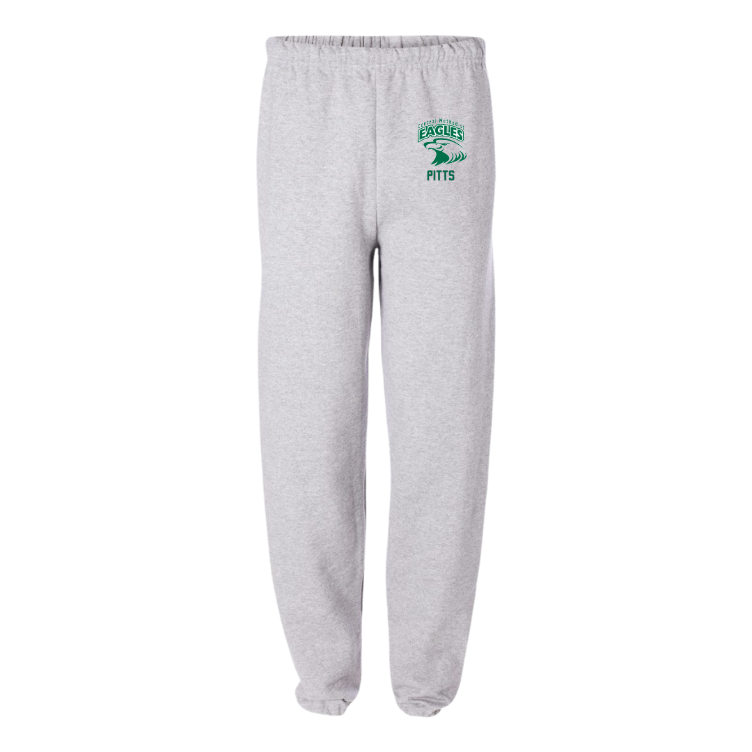 Central Methodist University Basketball (M) Light Gray Sweatpants - #32 Jackson Pitts