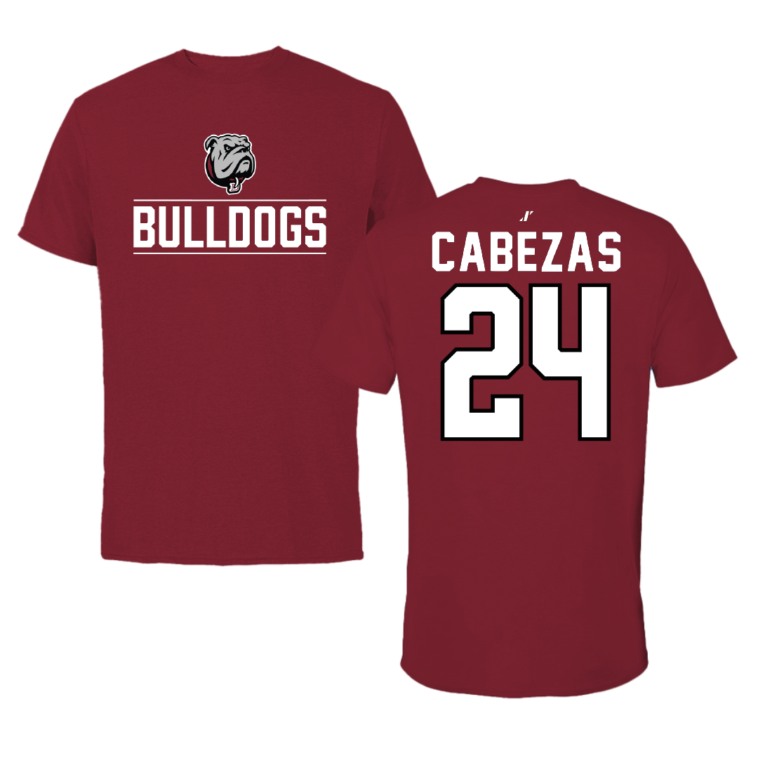 Dean College Volleyball Cardinal General Tee - #24 Valeria Cabezas