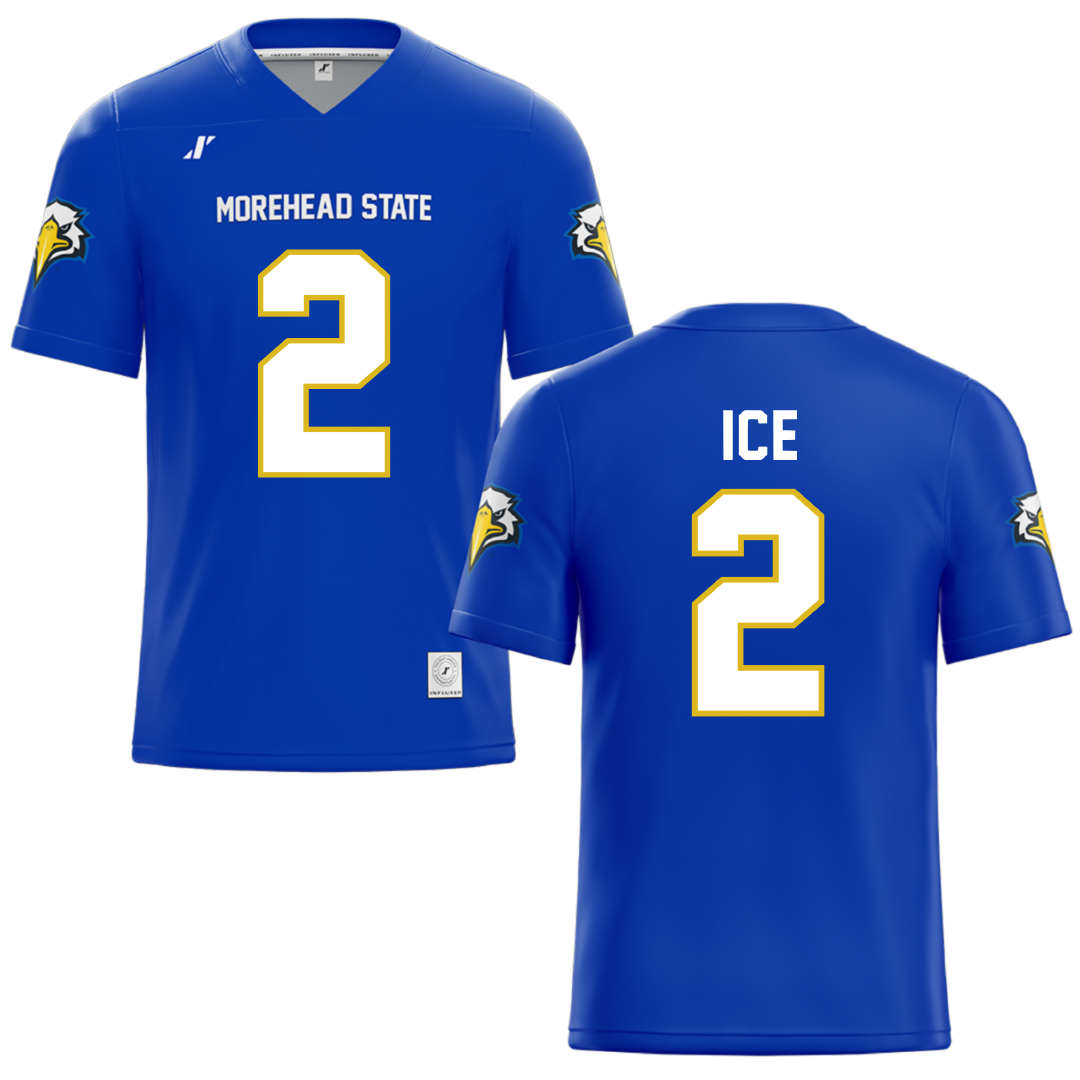 Morehead State University Blue Football Jersey - #2 Anthony Ice
