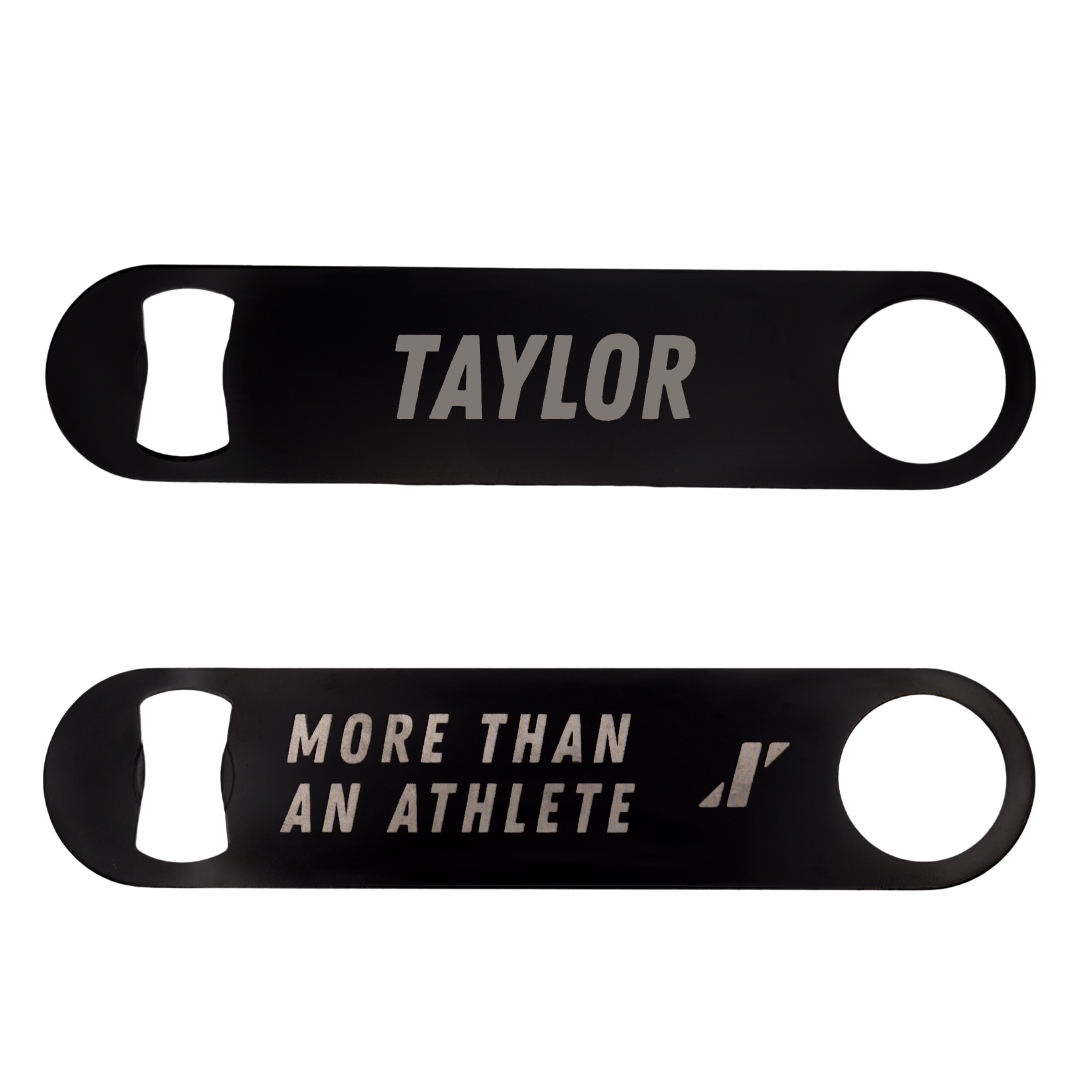 Claflin University TF and XC Black Bottle Opener - Ivan Taylor
