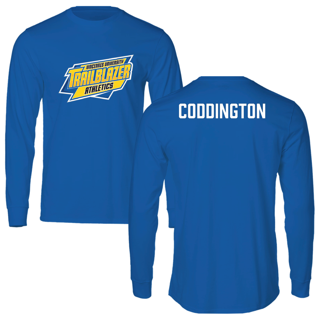 Vincennes University Bowling (M) Blue Long Sleeve - Cadyn Coddington