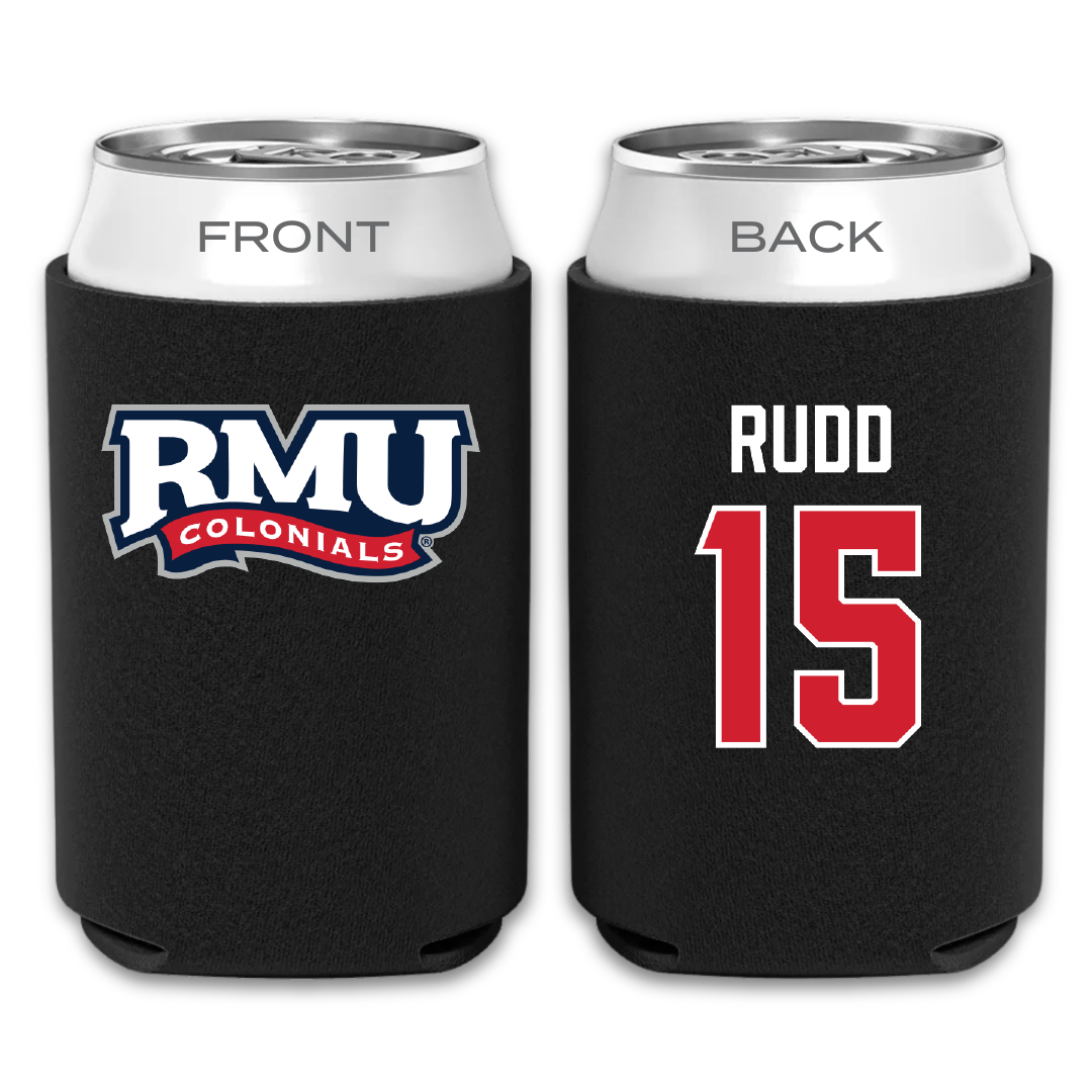 Robert Morris University Softball Black Can Cooler - #15 Aglaia Rudd